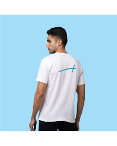 Greys&Blues Pima Round Neck T-Shirt-White SH